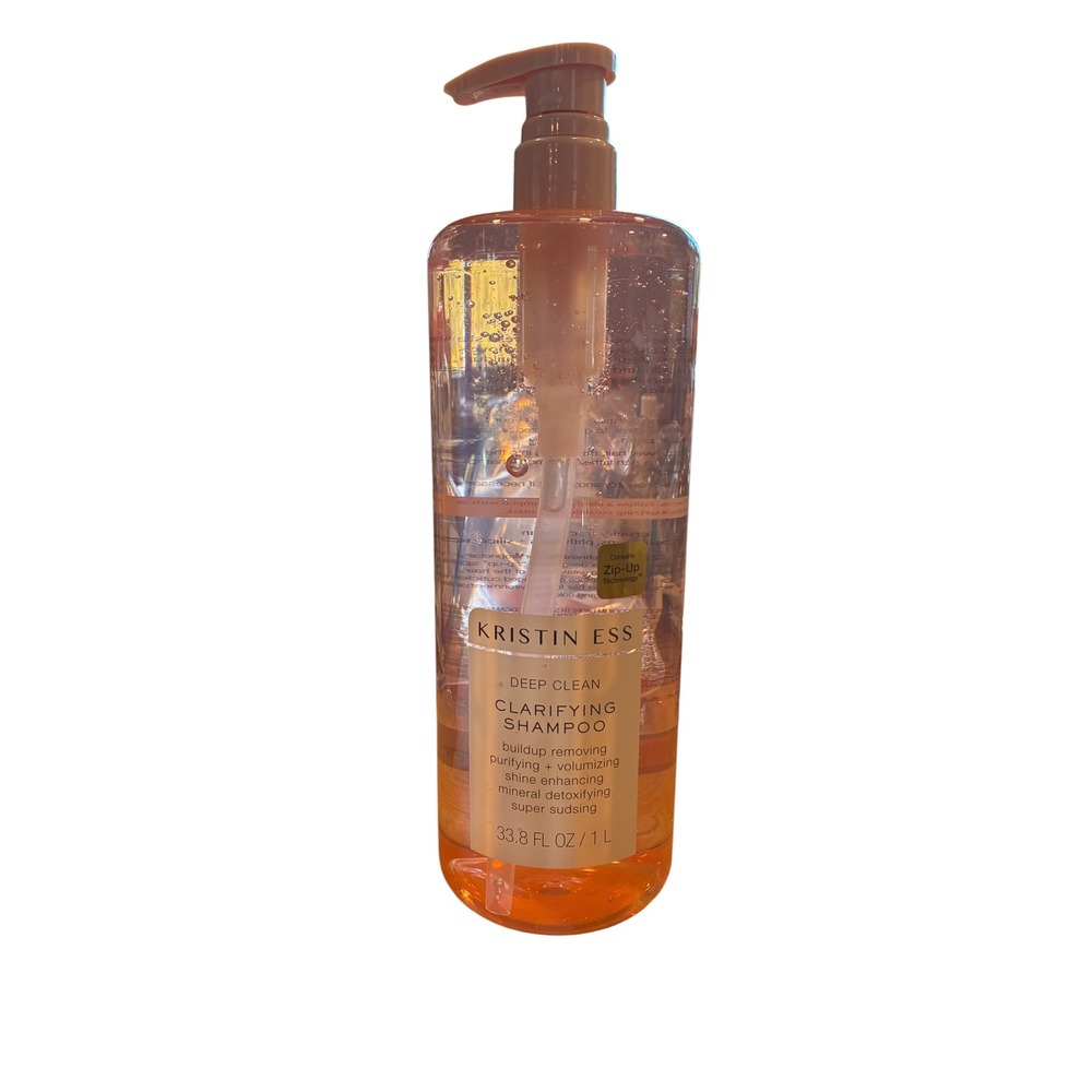 Kristin Ess Deep Clean Clarifying Shampoo 33.8oz Buildup Removing Mineral Detox